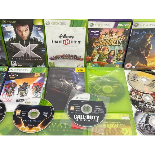 208 - A quantity of XBOX 360 games.