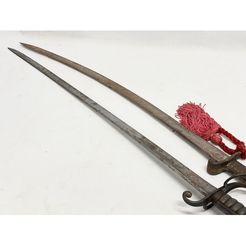 284 - 2 late 19th/early 20th century swords. 97cm