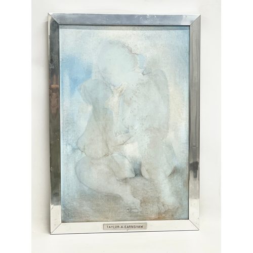 98 - An oil on board by Taylor. A. Earnshaw. Titled ‘Mother & Child’ Image Gallery, Dublin. 30x45cm. Fram... 