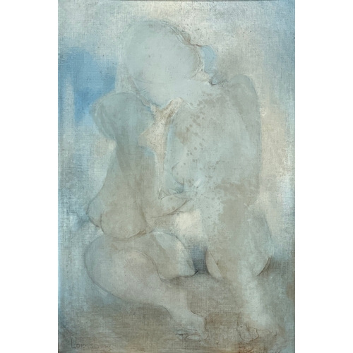 98 - An oil on board by Taylor. A. Earnshaw. Titled ‘Mother & Child’ Image Gallery, Dublin. 30x45cm. Fram... 