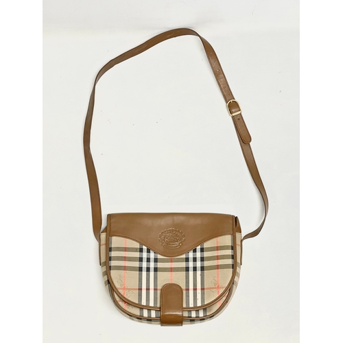 530 - A Burberry shoulder bag.