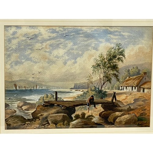 111 - A watercolour by W. McGhie. Late 19th/early 20th century. Painting measures 36x25.5cm. Frame 52x42cm... 