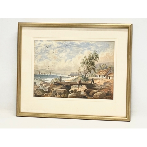 111 - A watercolour by W. McGhie. Late 19th/early 20th century. Painting measures 36x25.5cm. Frame 52x42cm... 