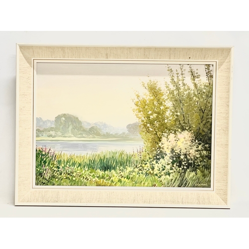 112 - An oil painting by Charles Caldwell. Painting measures 60x42cm. Frame 72x54cm.