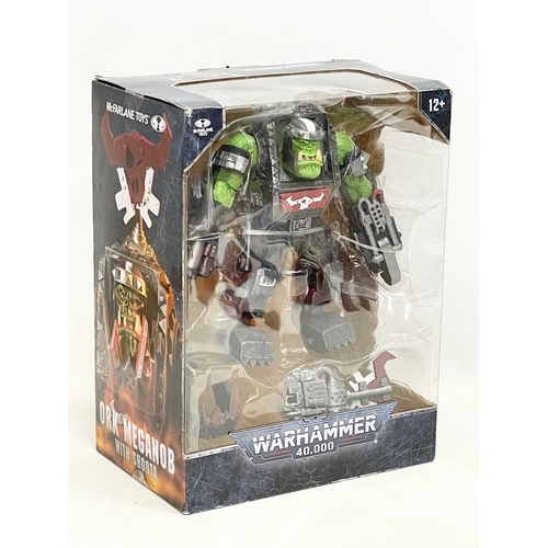 218 - A McFarland Toys Warhammer 40,000 ‘Ork Meganob’ with Shoota in box. 23x15x30.5cm.