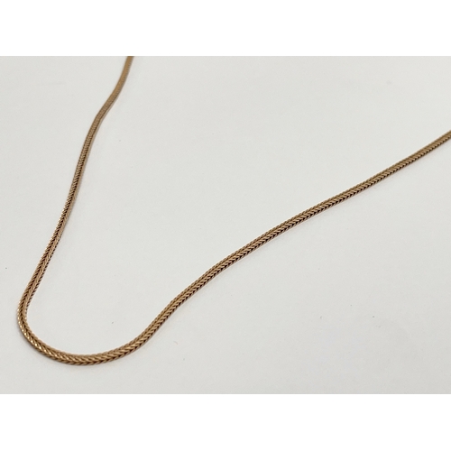 549 - A 9ct gold chain 3.70 grams.