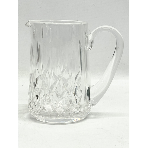 124 - A Waterford Crystal ‘Lismore’ water jug. 17x17cm