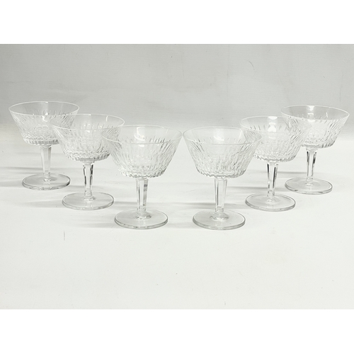 359 - A set of 6 Cavan crystal cocktail glasses. 9x10cm