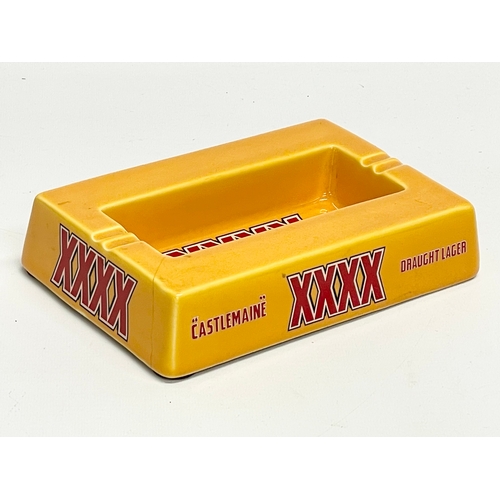 364 - A vintage Castlemaine XXXX pottery ashtray. 19x13x4cm