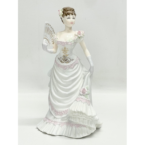 776 - A limited edition Coalport figurine. Lillie Langtry 21cm