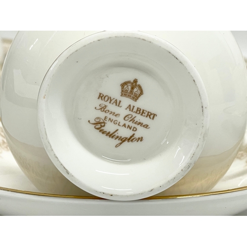 411 - A 20 piece Royal Albert Burlington tea set