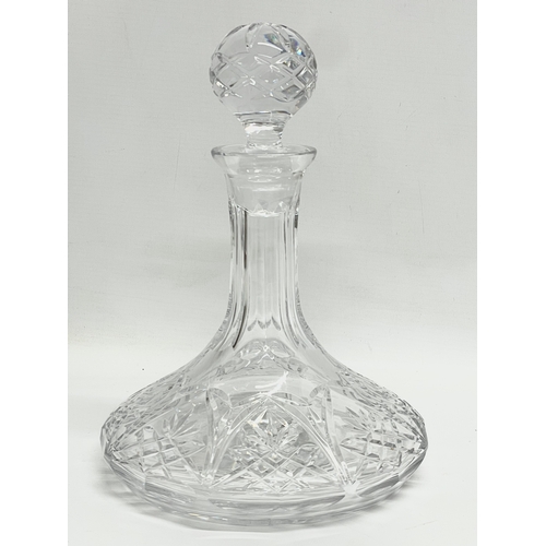 465 - 4 crystal decanters.