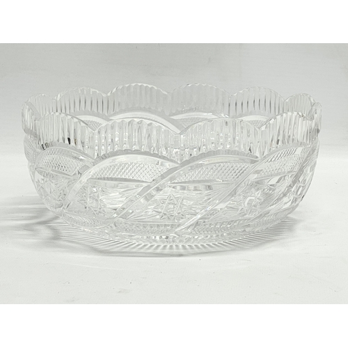 419 - A Waterford Crystal Prestige Heritage bowl. 20x9cm