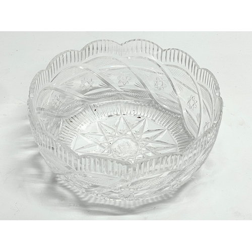 419 - A Waterford Crystal Prestige Heritage bowl. 20x9cm