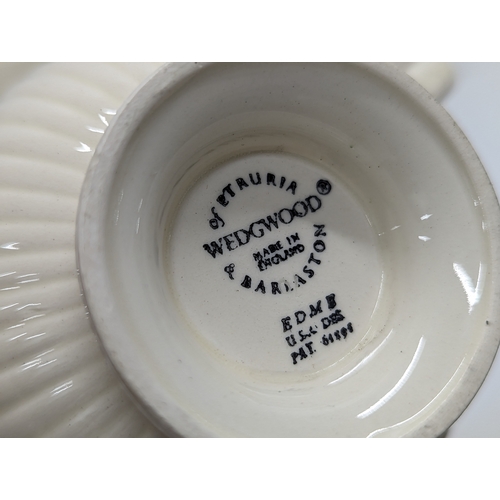 682 - A quantity of Wedgwood Pottery teacups and saucers with Wedgewood pottery vase and Spode pottery vas... 