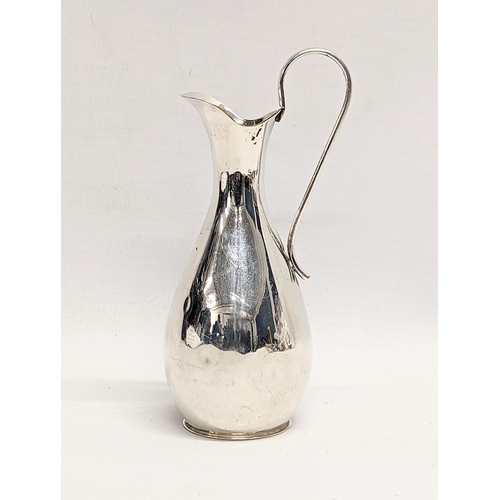 618 - A Danish silver plated rose vase by Henry Fogh. 11.5cm