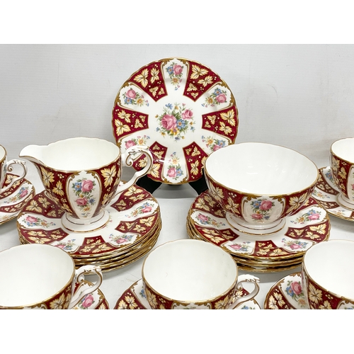 624 - A 38 piece Royal Grafton ‘Gainsboro’ tea set.