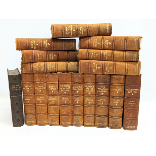 699 - A collection of early 20th century George Meredith novels