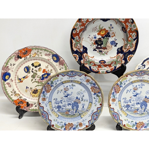 737 - A quantity of 19th century plates.