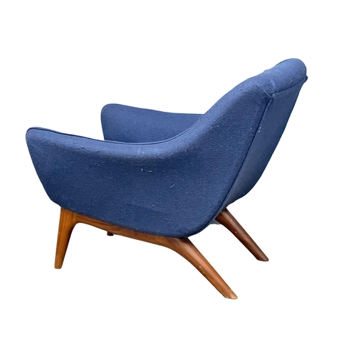 820 - A rare Danish Mid Century ‘ML-90’ easy chair designed by Illum Wikkelso for A. Mikael Laursen. 1960’... 