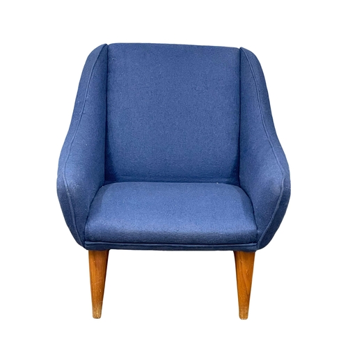 820 - A rare Danish Mid Century ‘ML-90’ easy chair designed by Illum Wikkelso for A. Mikael Laursen. 1960’... 