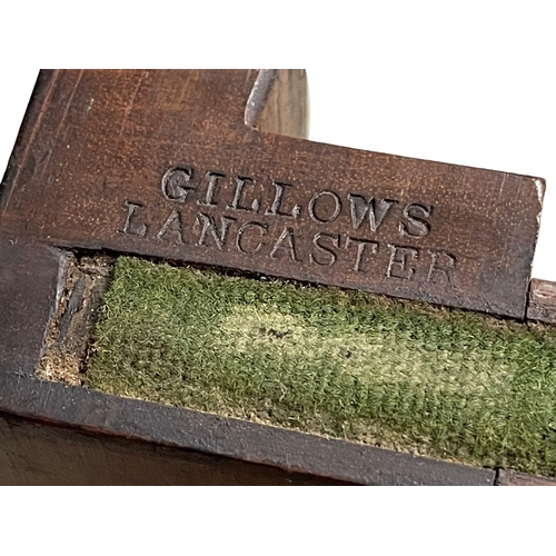 856 - A late 19th century Gillows of Lancaster walnut turnover games table, in the Georgian style. Circa 1... 