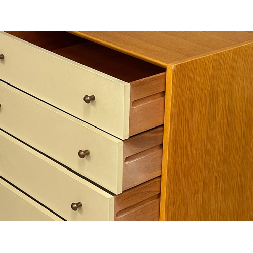 876 - A G-Plan Librenza Mid Century tallboy chest of drawers. 60.5x41x128cm