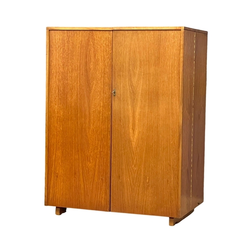 879 - A Mid Century teak ‘Home Office’ Magic Box desk by Newcraft LTD.