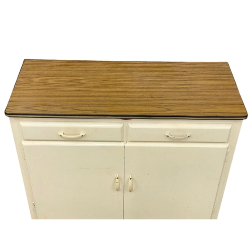 980 - A 1950’s kitchen side cabinet by Alwood. 85x37x84cm