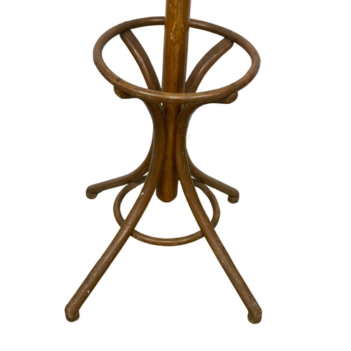 985 - A large vintage Bentwood hat and coat stand. 202cm