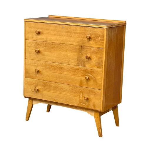 1001 - A G-Plan Mid Century oak chest of drawers.  92x46x109cm