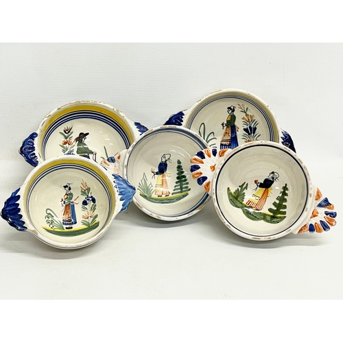<remonko>Henriot Quimper 1960年代　2枚セット Vases by Henriot Quimper, 1950s, Set of 2 for sale at Pamono