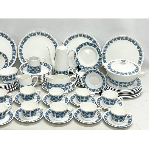 A 68 piece Royal Tuscan ‘Charade’ coffee and dinner set. 8 dinner