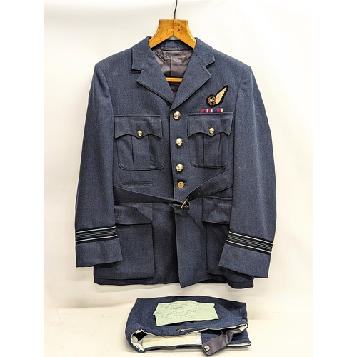 540V - A World War II Royal Air Force (R.A.F.) uniform, with receipts