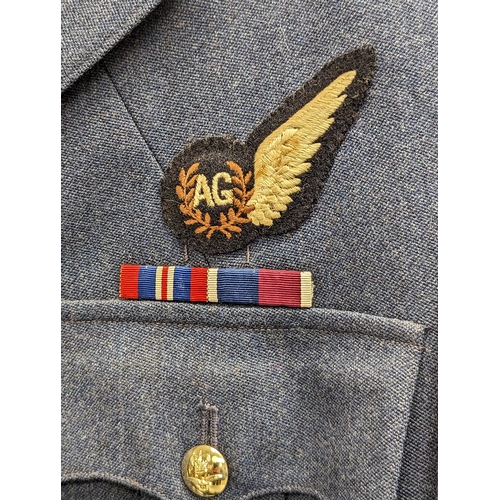 540V - A World War II Royal Air Force (R.A.F.) uniform, with receipts