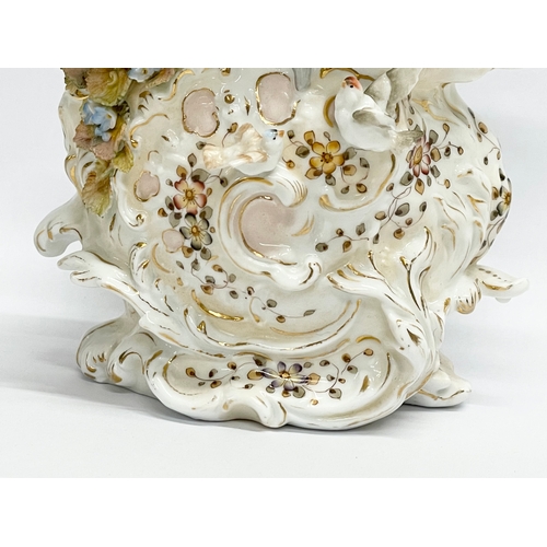 12 - A late 19th century Volkstedt German porcelain bowl. Circa 1880. 14x11.5cm