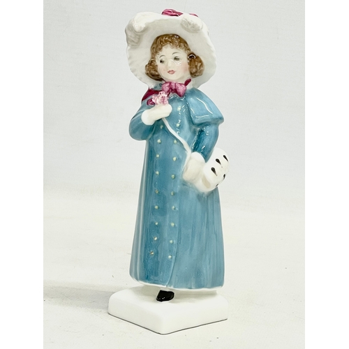 69 - 3 Royal Doulton figurines. A Royal Doulton ‘Mr Micawber’ bust 4.5x6.5cm. A Royal Doulton ‘Carrie’ fi... 