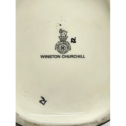 70 - A large Royal Doulton ‘Winston Churchill’ jug. 15x23cm