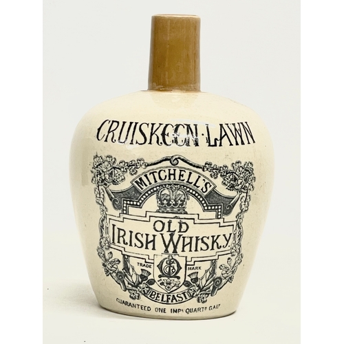 45 - A Mitchell’s Old Irish Whisky ‘Cruiskeen Lawn’ Belfast flagon. H. Kennedy Glasgow. 14x20.5cm