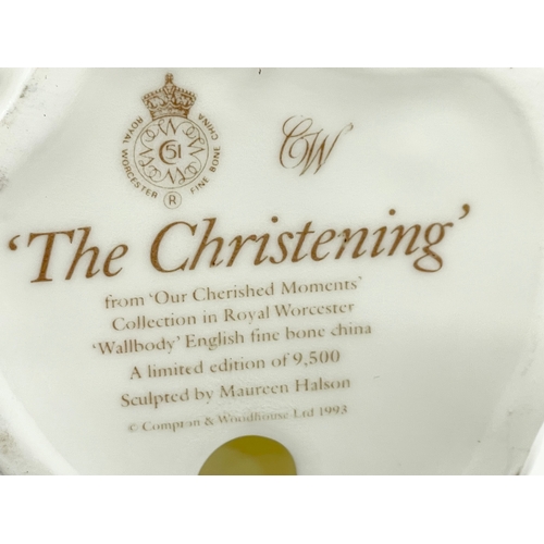 111 - A Limited Edition Royal Worcester ‘The Christening’ figurine. 23cm