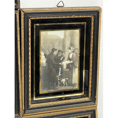 96 - A set of 7 late 19th century prints in original frames. 17.5x22cm