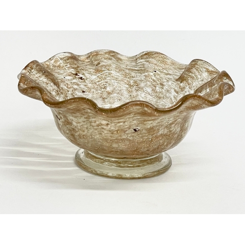 146 - A collection of 1960’s Venetian Murano Glass by Antonio Salviati. Fruit bowl measures 33x6cm