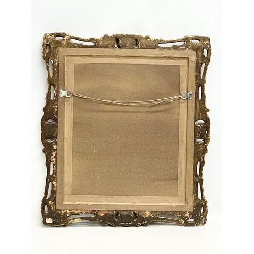 30 - A Victorian gilt framed mirror 51.5x59cm