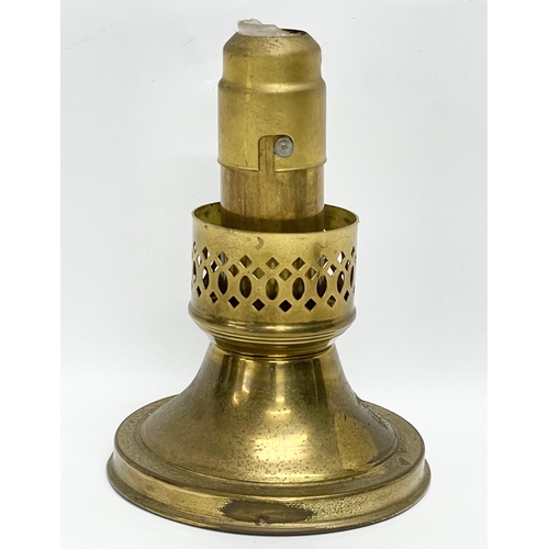 179 - A rare vintage brass candleholder by Martin Roehlen for Mason Candlelight Company. 26cm