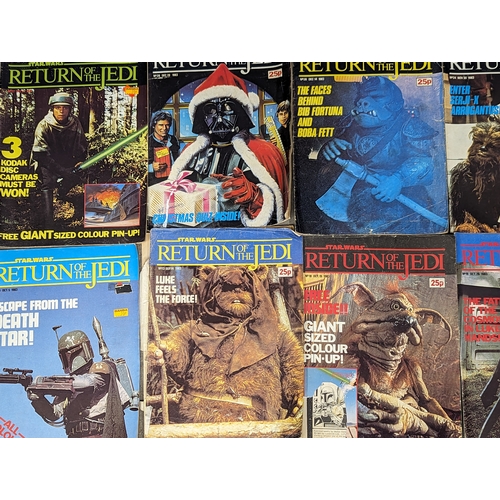 205 - A collection of 1983 Star Wars Return of the Jedi comic books.