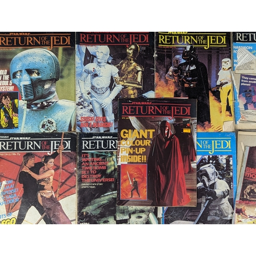 206 - A collection of 1984 Star Wars Return of the Jedi comic books