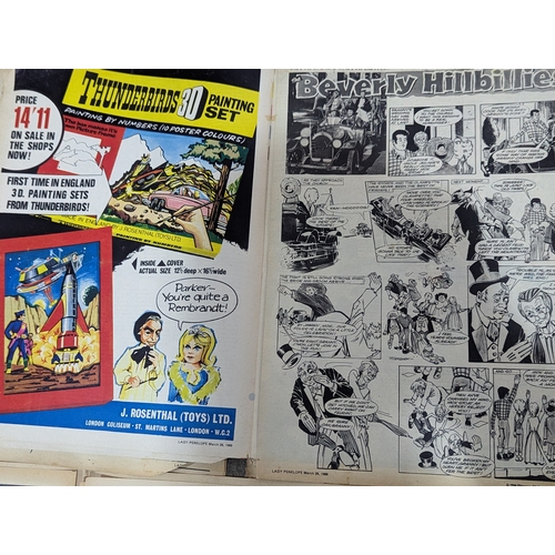 233 - A collection of 1966 Lady Penelope comic books.