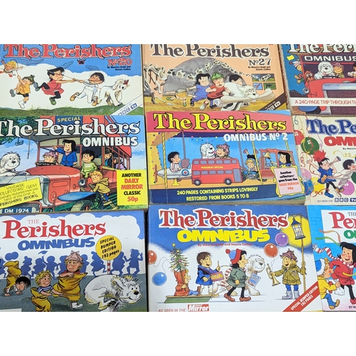 216 - A collection of vintage The Perishers books by Maurice Dodd & Denis Collins.