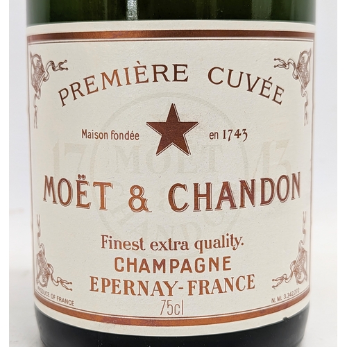 385D - A vintage bottle of Moet & Chandon Champagne Epernay France Premiere Cuvee.