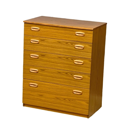 1163 - A Mid Century chest of drawers by Schreiber 74.5x43.5x93.5cm